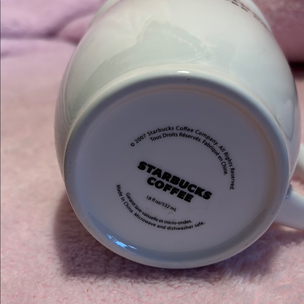 NWOT Starbucks White Coffee Mug - Picture 6 of 6